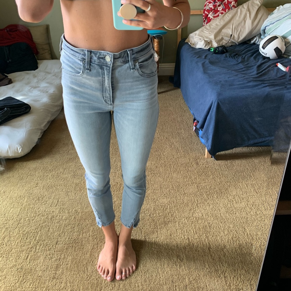 Abercrombie & Fitch high wasted skinny ankle jeans